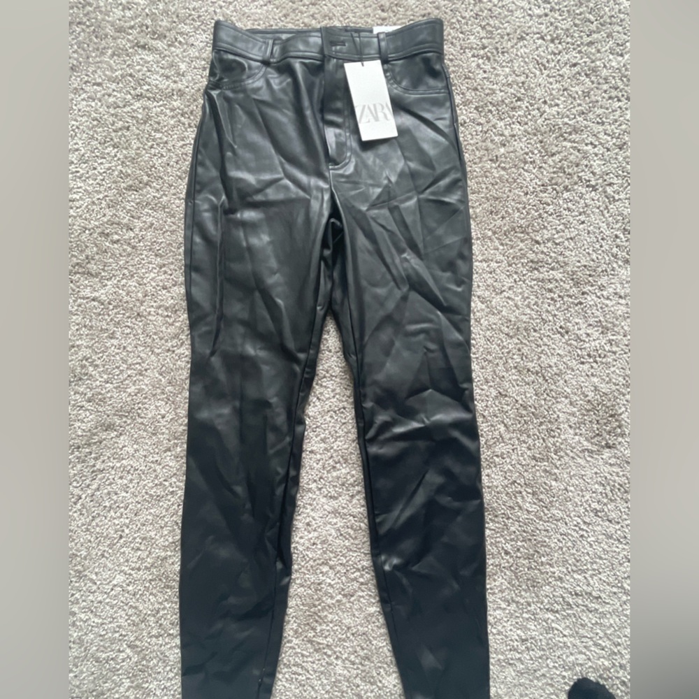 Zara Leather Leggings